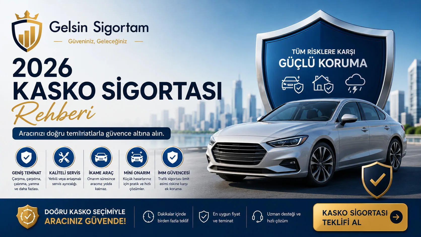 2026 kasko sigortası teminatları ve teklif rehberi